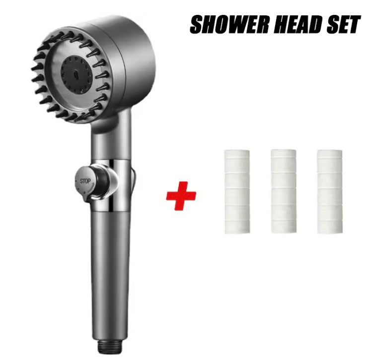 High Pressure 4 modes Filtered Shower Head